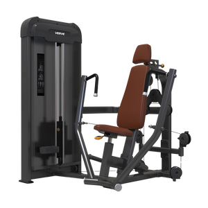 VERVE Pin Loaded Converging Chest Press (Brown) - Makoto Series
