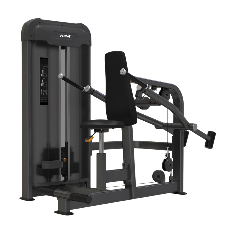 VERVE Pin Loaded Triceps Pushdown (Black) - Makoto Series