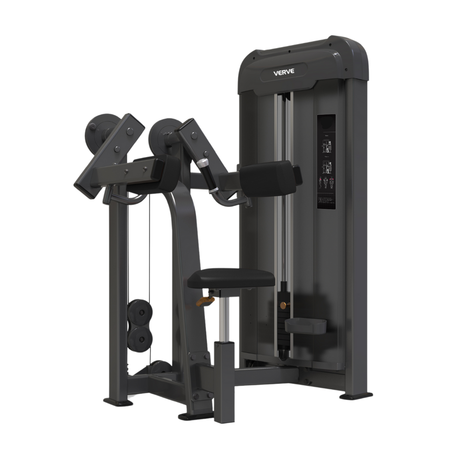 VERVE Pin Loaded Lateral Shoulder Raise (Black) - Makoto Series