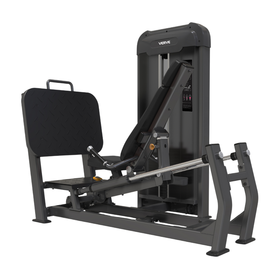 VERVE Pin Loaded Seated Leg Press (Black) - Makoto Series | Pre-Order No ETA