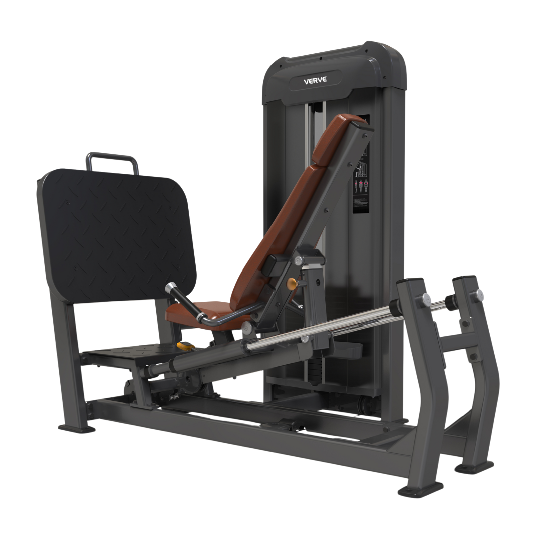VERVE Pin Loaded Seated Leg Press (Brown) - Makoto Series | MADE TO ORDER