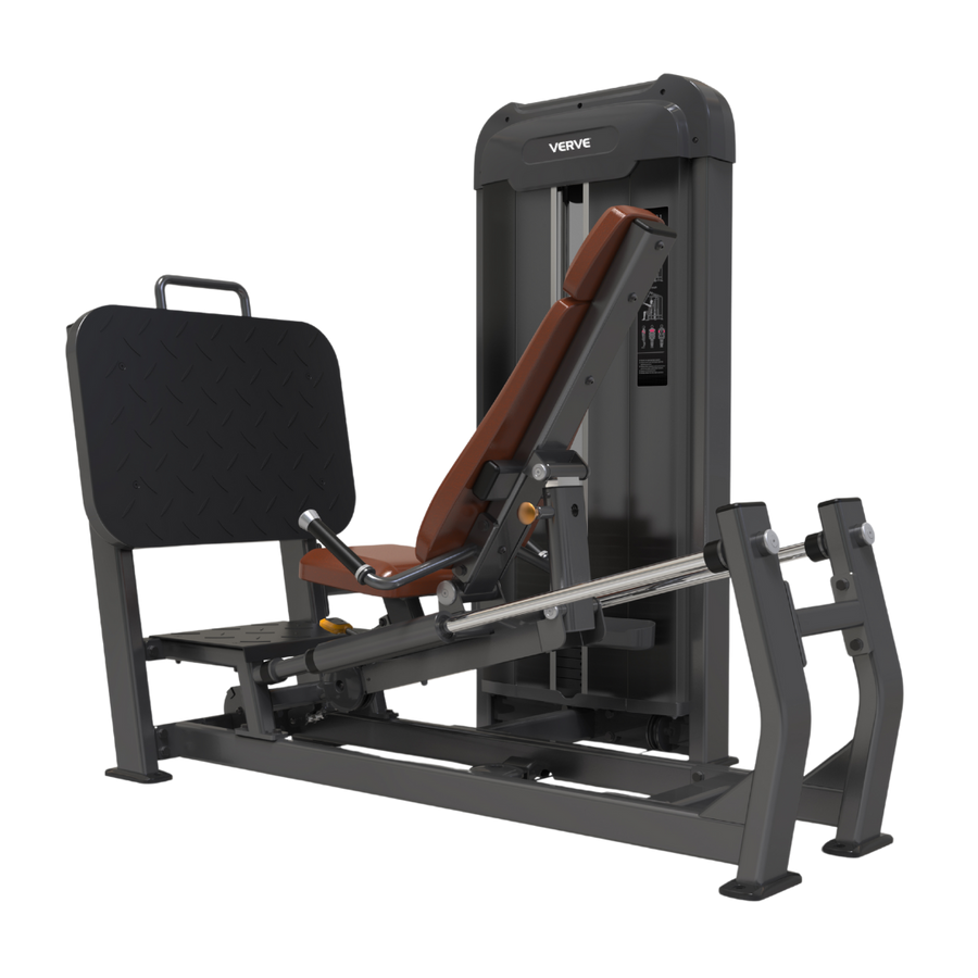 VERVE Pin Loaded Seated Leg Press (Brown) - Makoto Series | MADE TO ORDER