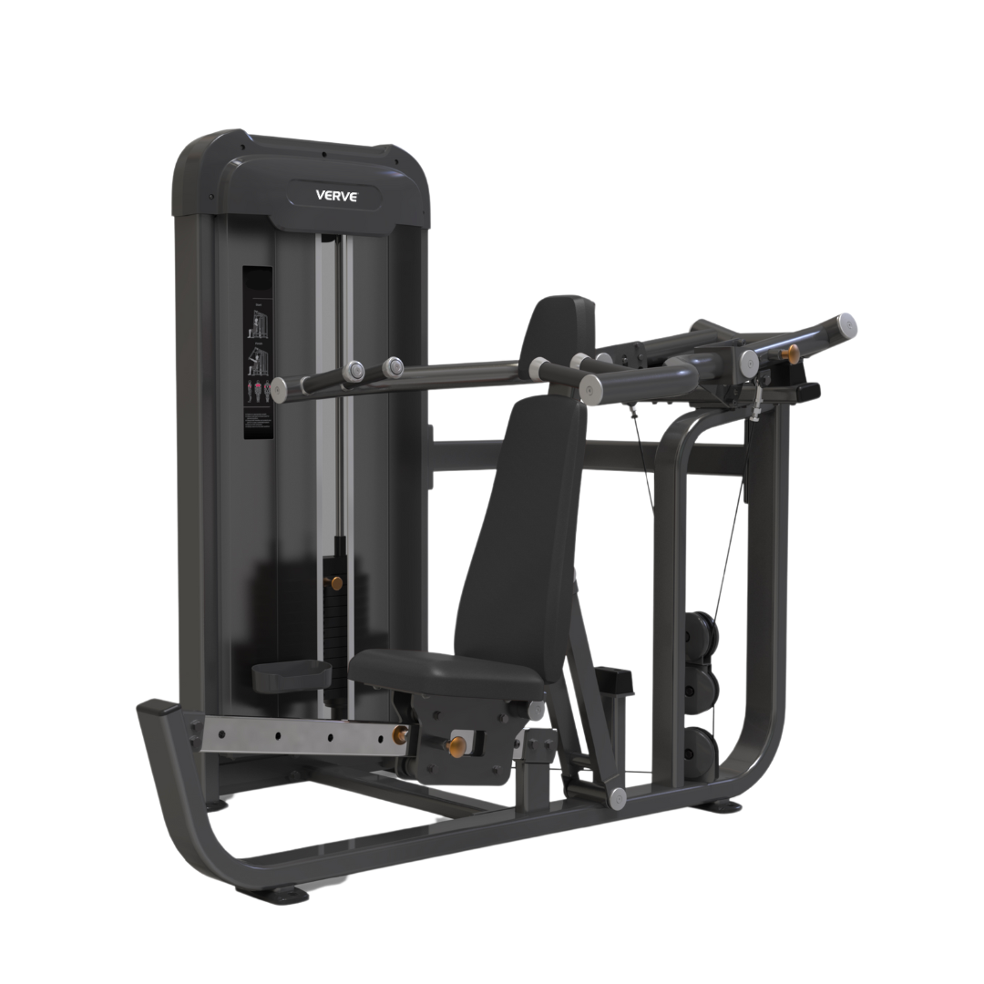 VERVE Pin Loaded Multi Press Chest/Shoulder (Black) - Makoto Series | Pre-Order ETA Late July