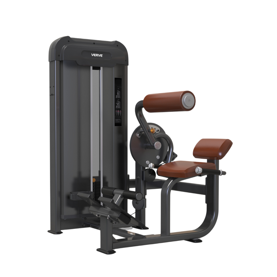 VERVE Pin Loaded Abdominal/Back Extension (Brown) - Makoto Series