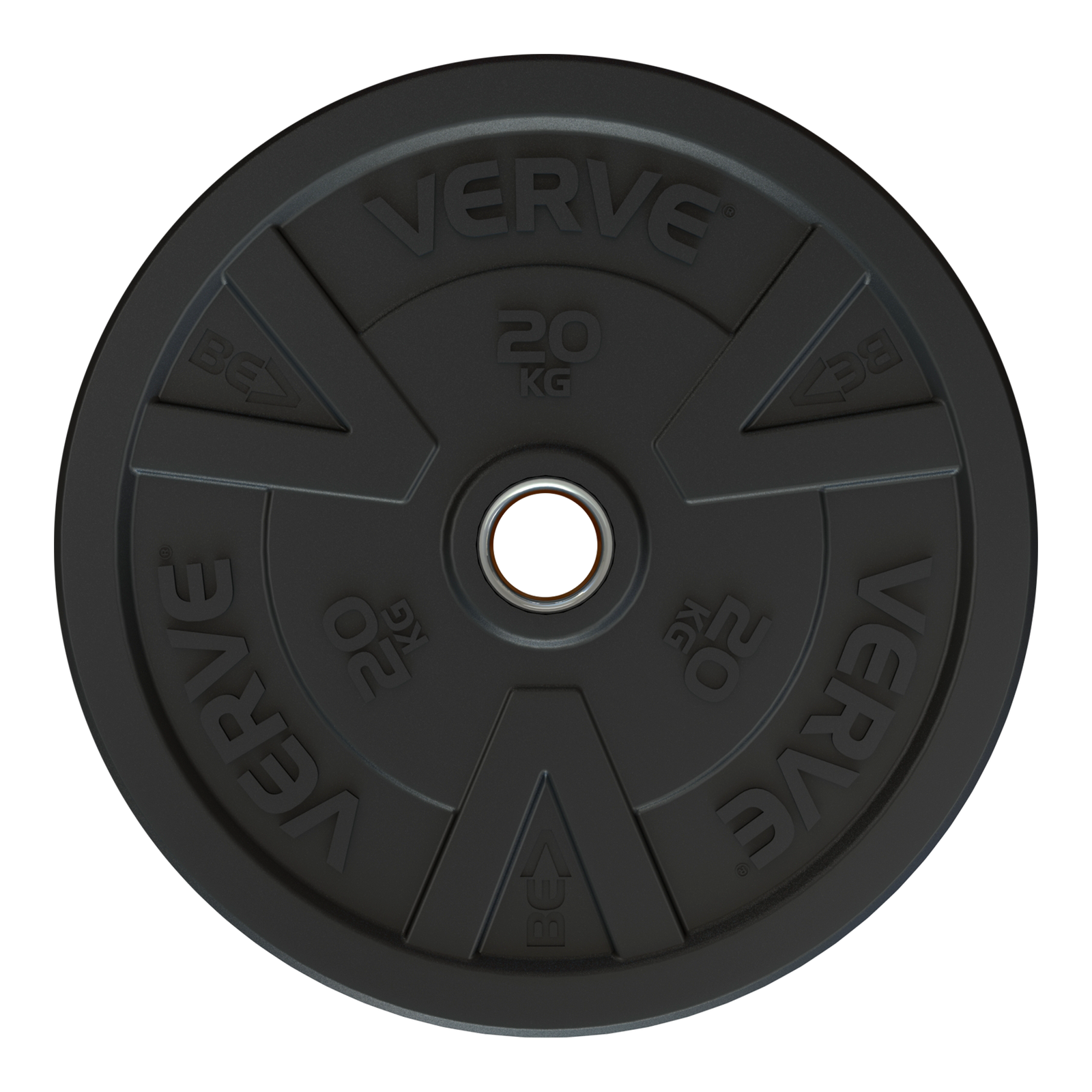 VERVE Black Olympic Bumper Plates (100kg Total)