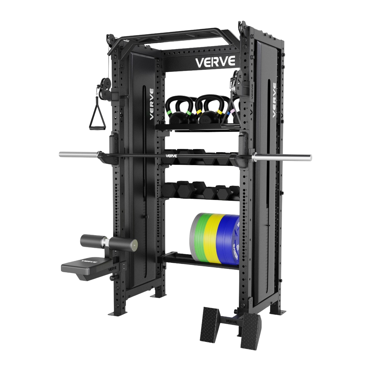 VERVE Loaded Home Gym Bundle - Short (1.95m Tall)