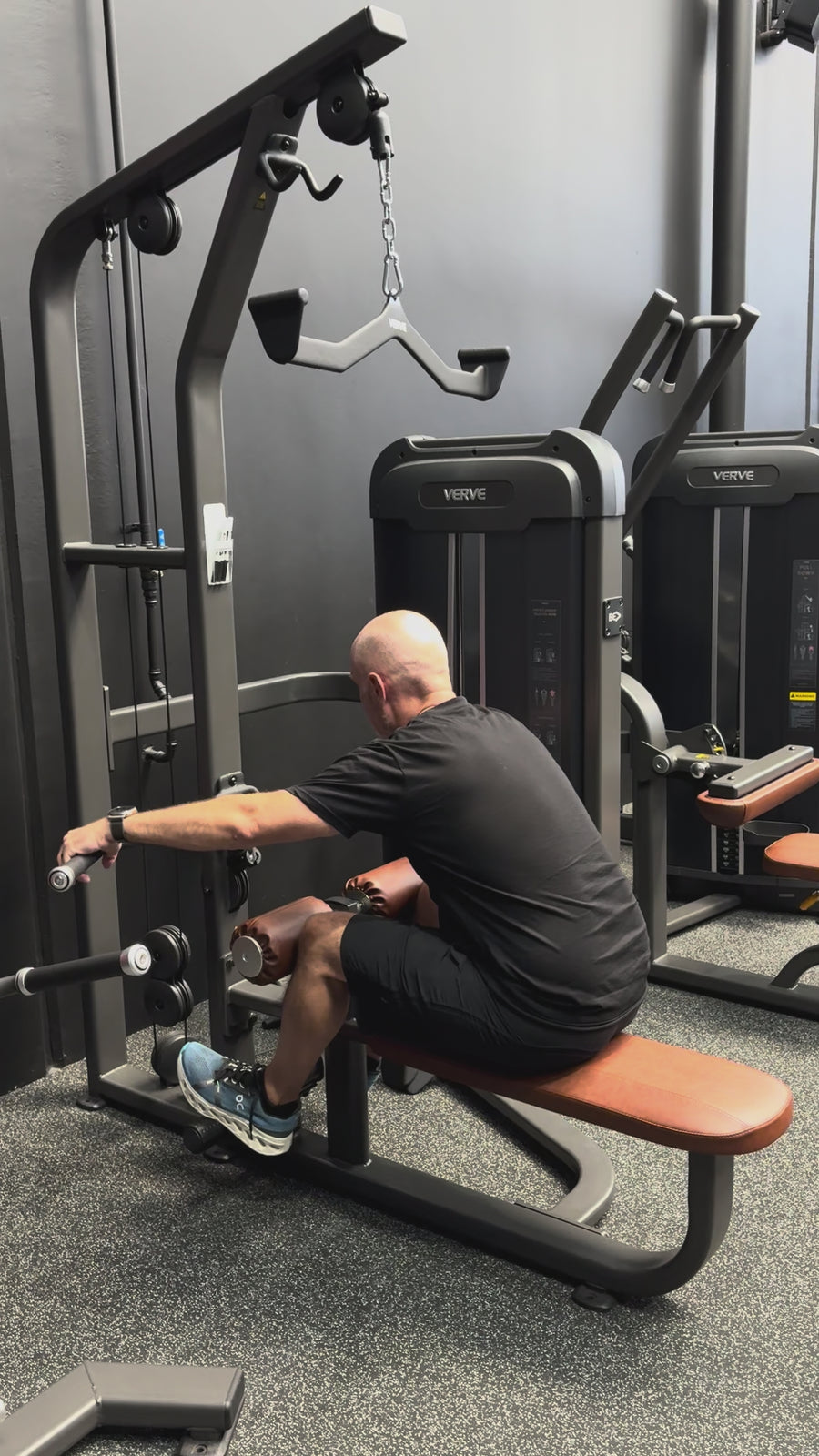 VERVE Pin Loaded Pulldown/Seated Row (Black) - Makoto Series | Pre-Order No ETA