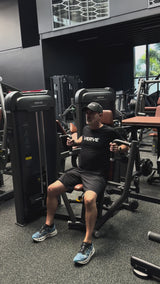 VERVE Pin Loaded Converging Chest Press (Black) - Makoto Series