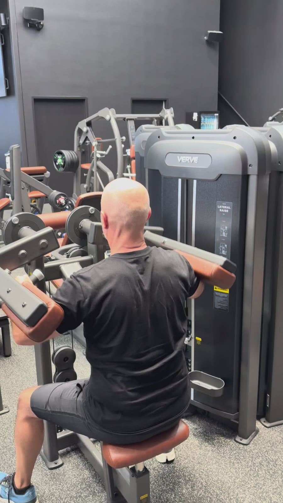 VERVE Pin Loaded Lateral Shoulder Raise (Black) - Makoto Series