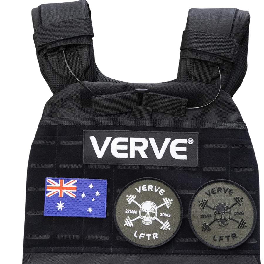 Dead LFTR Velcro Patch - White.