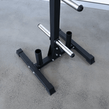 VERVE Olympic Weight Holder with Dual Barbell Storage