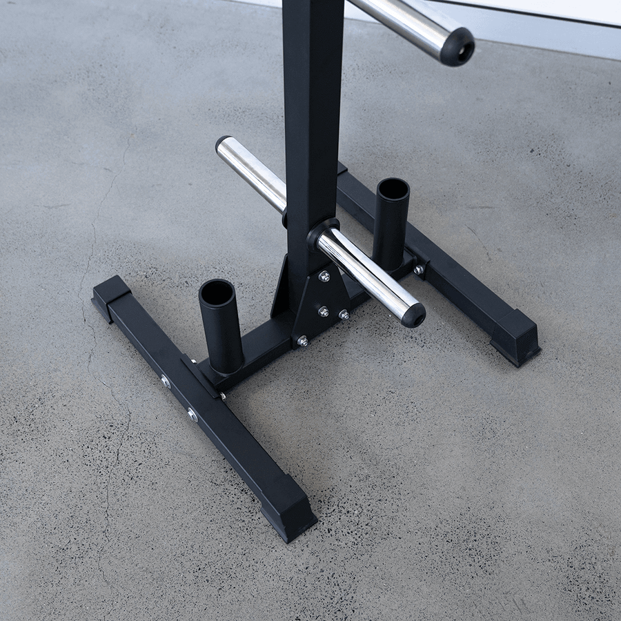 VERVE Olympic Weight Holder with Dual Barbell Storage