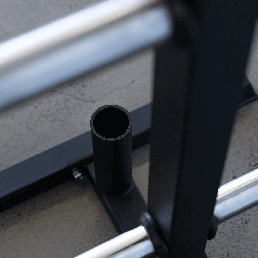 VERVE Olympic Weight Holder with Dual Barbell Storage