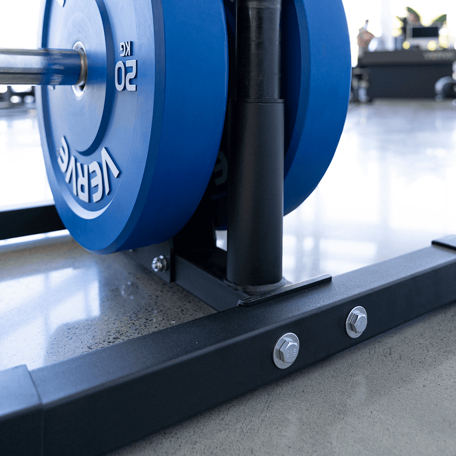VERVE Olympic Weight Holder with Dual Barbell Storage