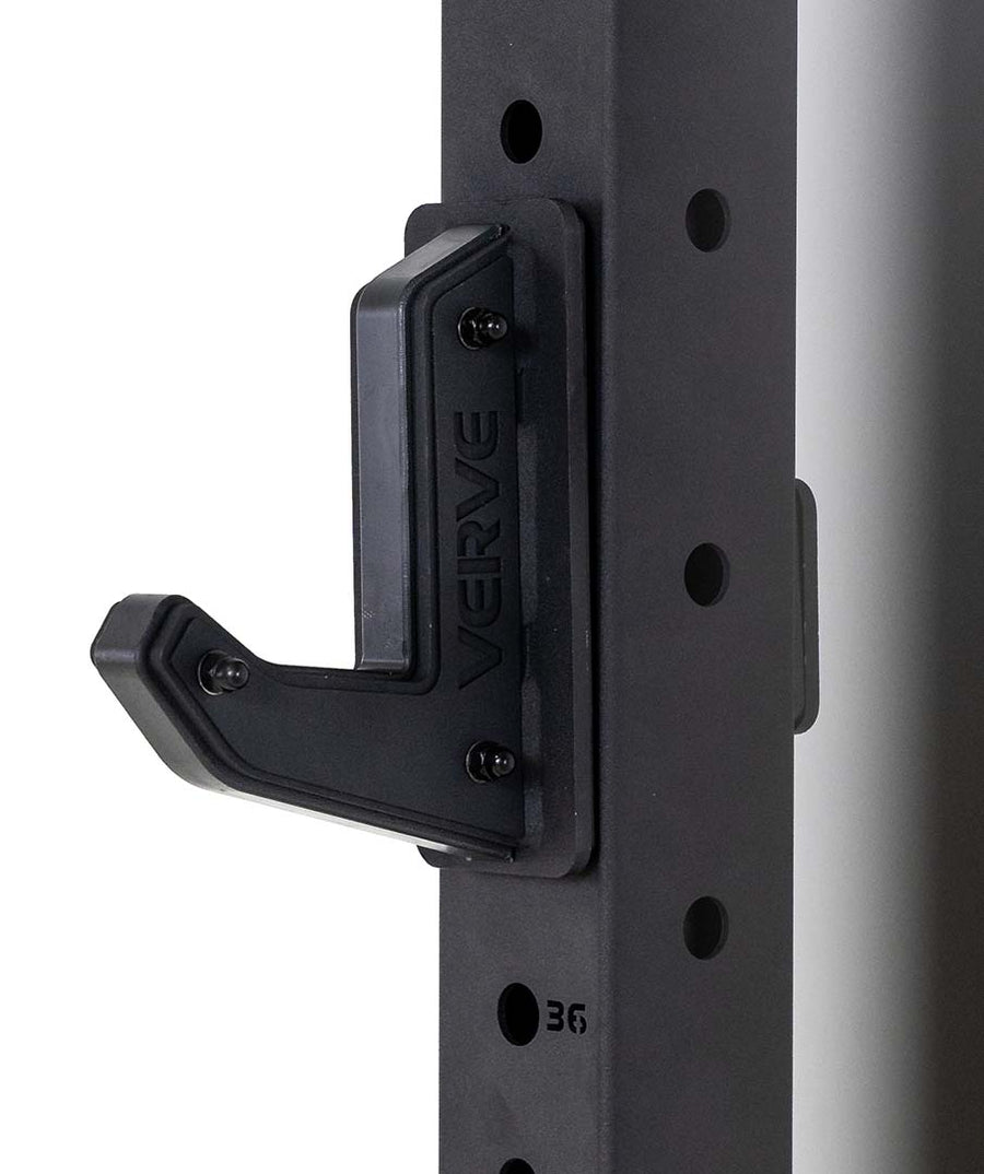 VERVE Sandwich J Hooks Pair for Rigs & Commercial Power Rack