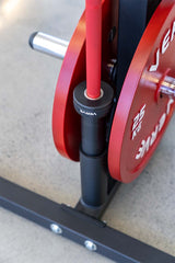 VERVE Olympic Weight Holder with Dual Barbell Storage
