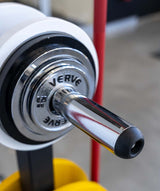 VERVE Olympic Weight Holder with Dual Barbell Storage