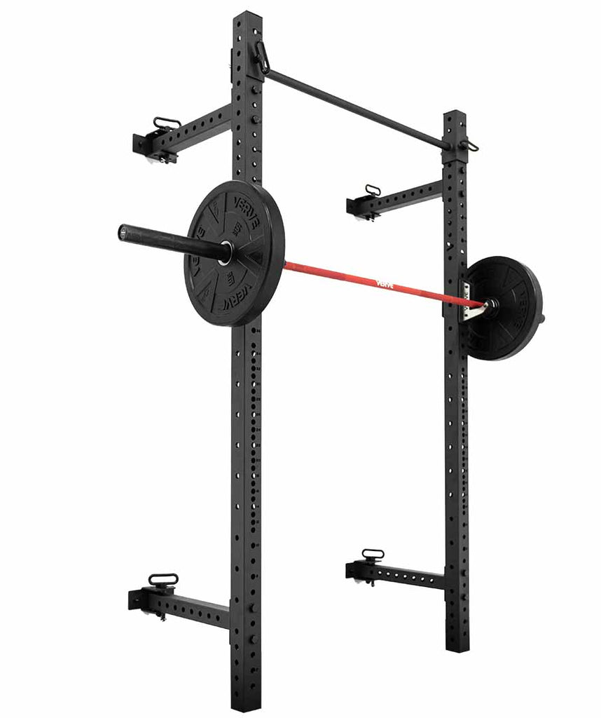 VERVE Wall Mounted Folding Squat Rack VERVE Fitness
