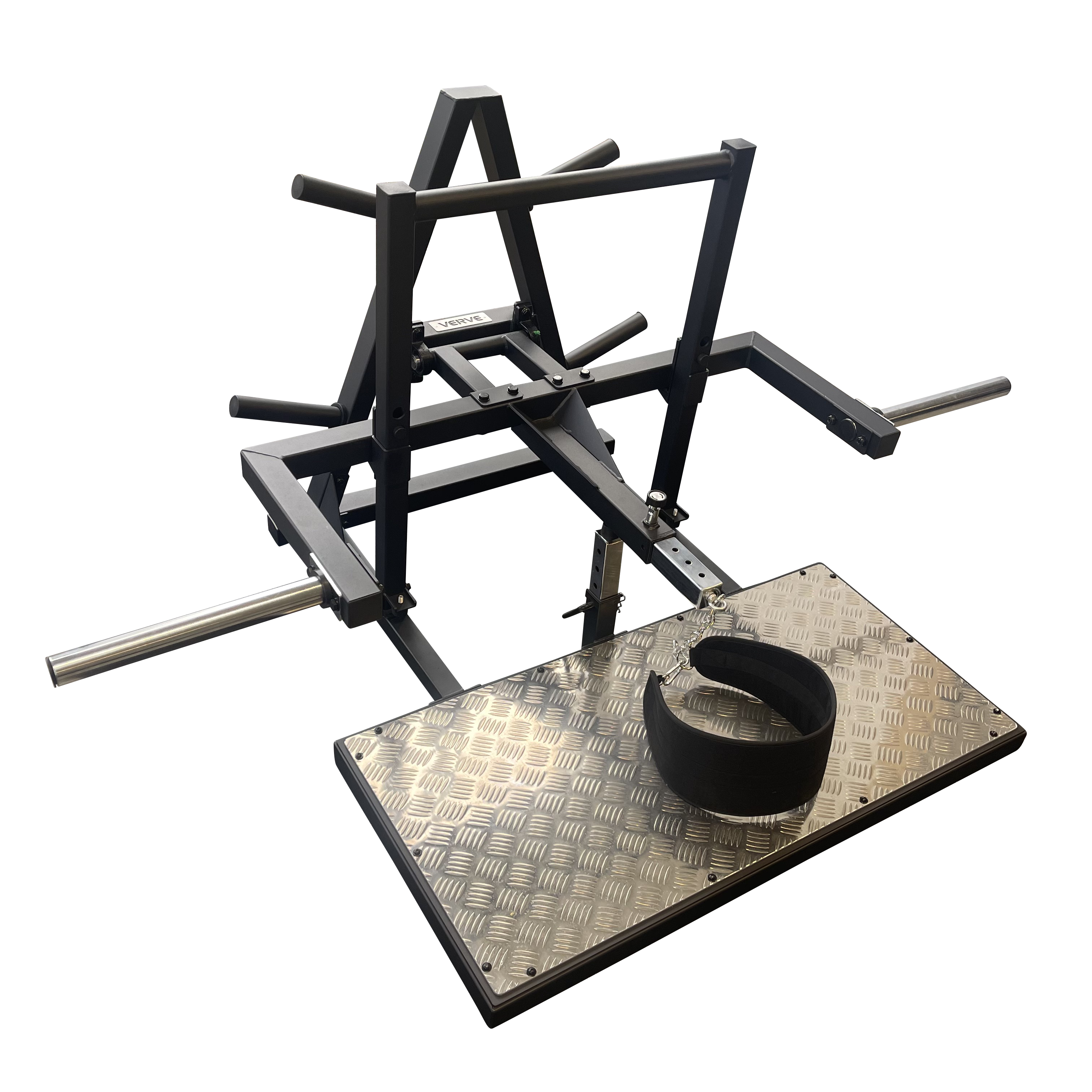 Hip belt squat shop machine