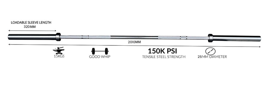 MAVRIK - Olympic Barbell - 15kg