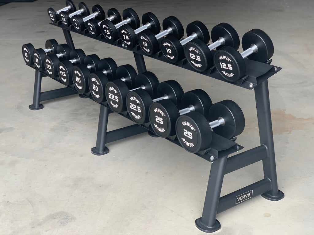 VERVE Large Dumbbell Rack to Display 20 Dumbbells – VERVE Fitness