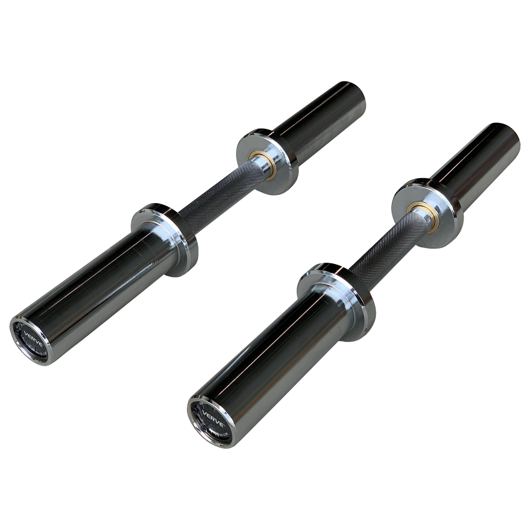 Olympic Dumbbell Handles with Bushings Pair VERVE Fitness