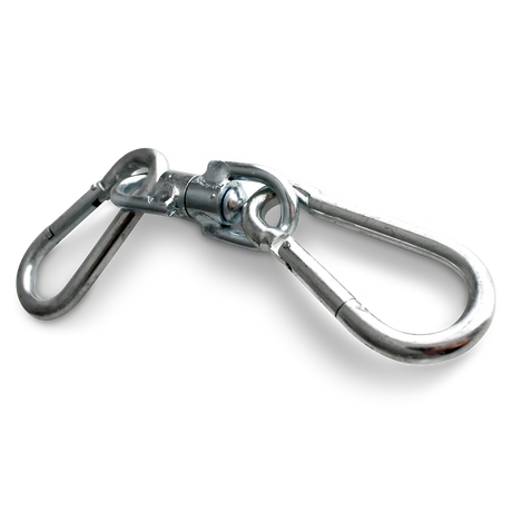 BOXING BAG SWIVEL WITH SNAP HOOKS (Steel)