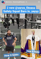 VERVE Elite Safety Squat Bar