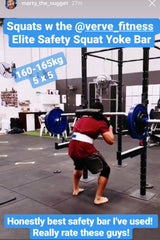 VERVE Elite Safety Squat Bar