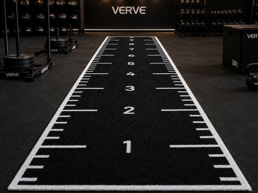 Numbered Sprint and Sled Track